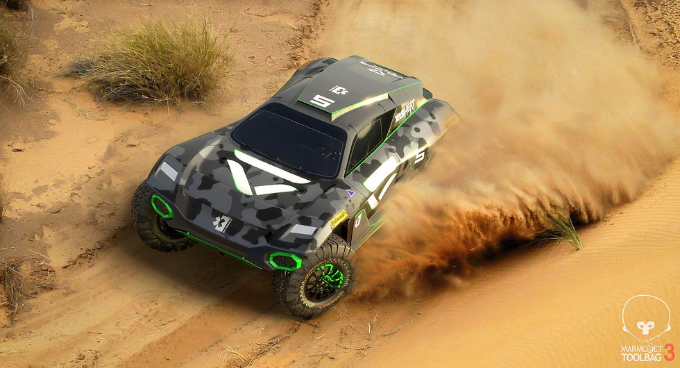 Veloce Racing Extreme E Season 2021 PBR 3D model