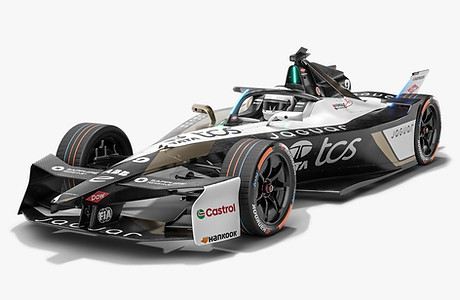 Jaguar Racing Formula E 2025-2026 Season 12 Gen3 Evo Race Car PBR 3D model