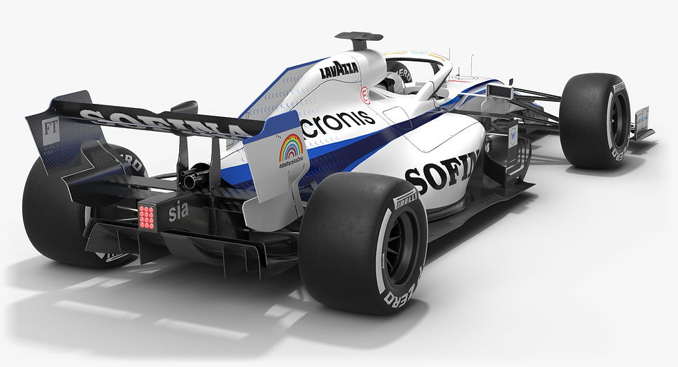 Williams F1 Racing FW43 Formula 1 Season 2020 3D model