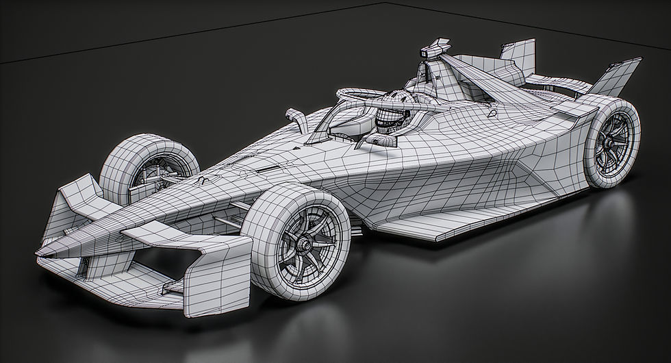Lola Yamaha ABT Formula E 2026 Season 12 Gen3 Evo Race Car PBR 3D model