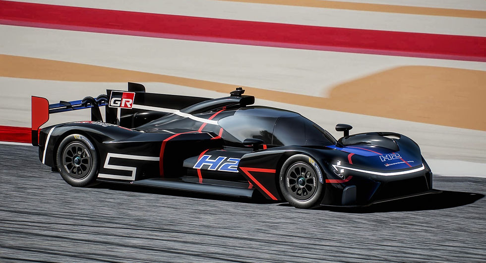 Toyota GR H2 Racing Concept WEC Season 2026 Race Car PBR 3D model