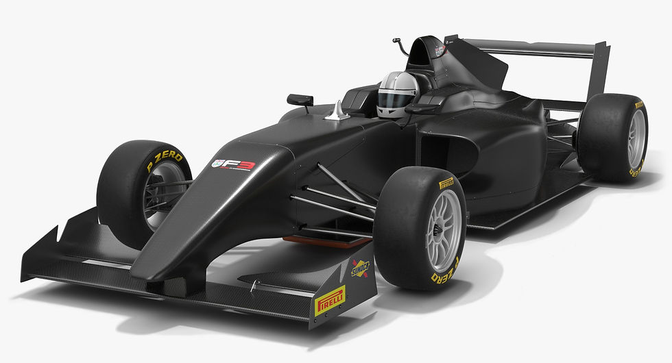 Tatuus BF3-020 BRDC British F3 Car Season 2020 3D model