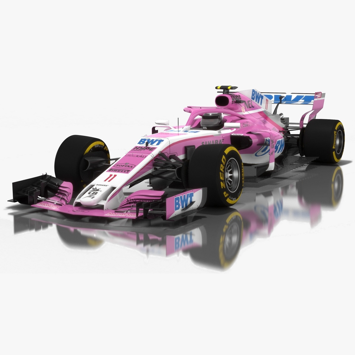F1 2018 Force India 3D model | OpticalDreamSoft