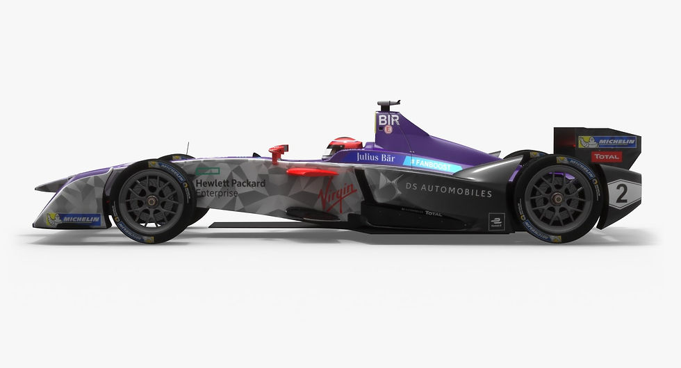 DS Virgin Racing Formula E Season 2017-18 3D model