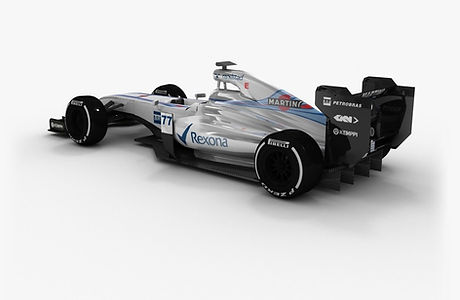 Williams FW37 F1 Season 2015 Formula 1 Race Car  3D model