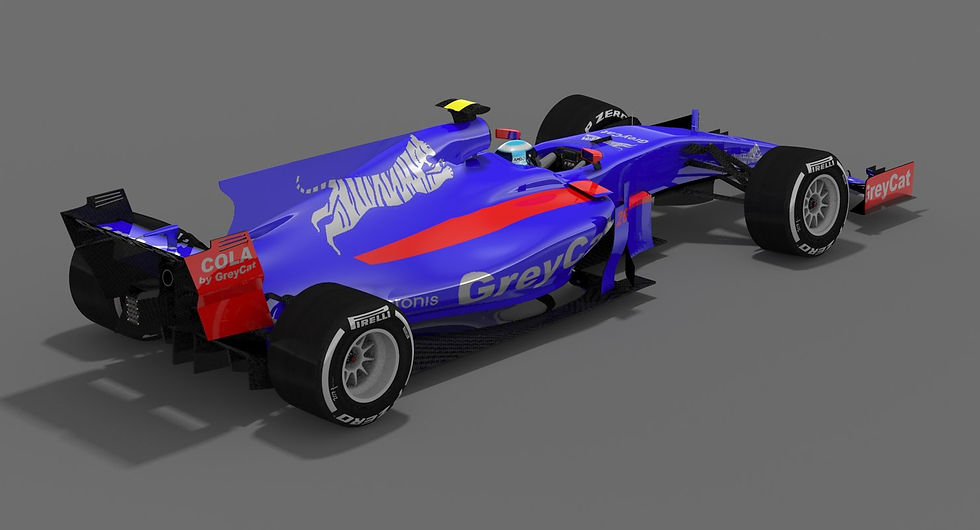 Toro Rosso STR12 Formula 1 Season 2017 3D model
