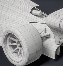 Dallara F2 2024 Formula 2 Race Car White Mockup PBR 3D model