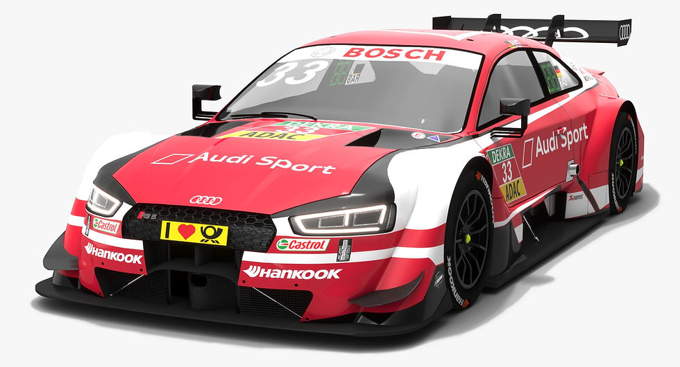 Audi RS5 DTM #33 R.Rast 2018 3Dmodel
