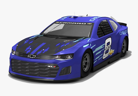 NASCAR Chevrolet Camaro ZL1 race car Season 2018 3D model