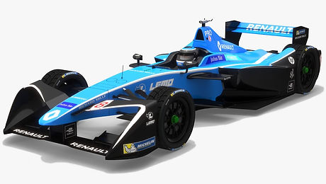 Renault e.dams Z.E.17 Formula E Season 2017 2018 3D model