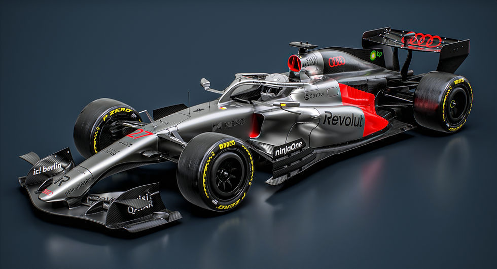 Audi F1 R26 Season 2026 Formula 1 Race Car PBR 3D model