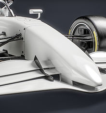 Dallara F2 2024 Formula 2 Race Car White Mockup PBR 3D model