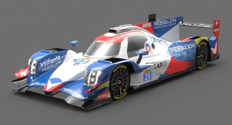 Vaillante Rebellion LMP2 WEC Season 2017 3D model