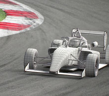 Tatuus USF-22 Season 2022 Race Car 3D model