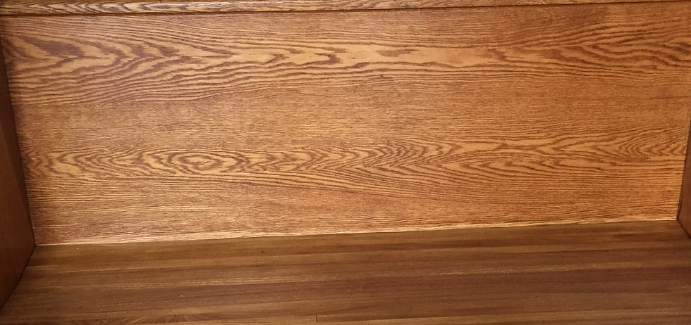 Refinished Oak Church Pew
