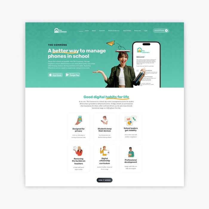 commons app custom website