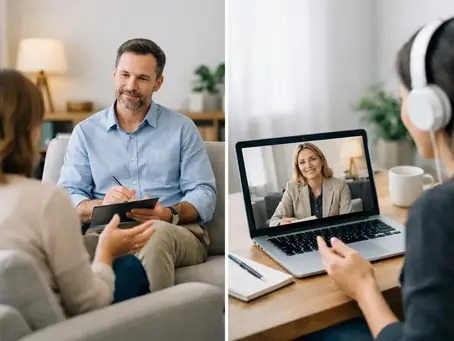 Terapia presencial ou online: qual escolher?