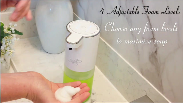 Thumbnail: Automatic Foaming Soap Dispenser – Touchless, Rechargeable, Home & Kitchen