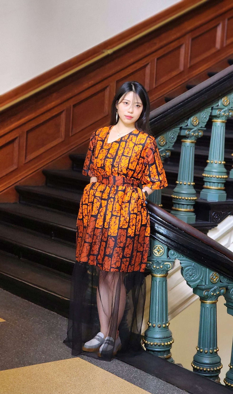 Thumbnail: Asymmetrical Neckline Dress.