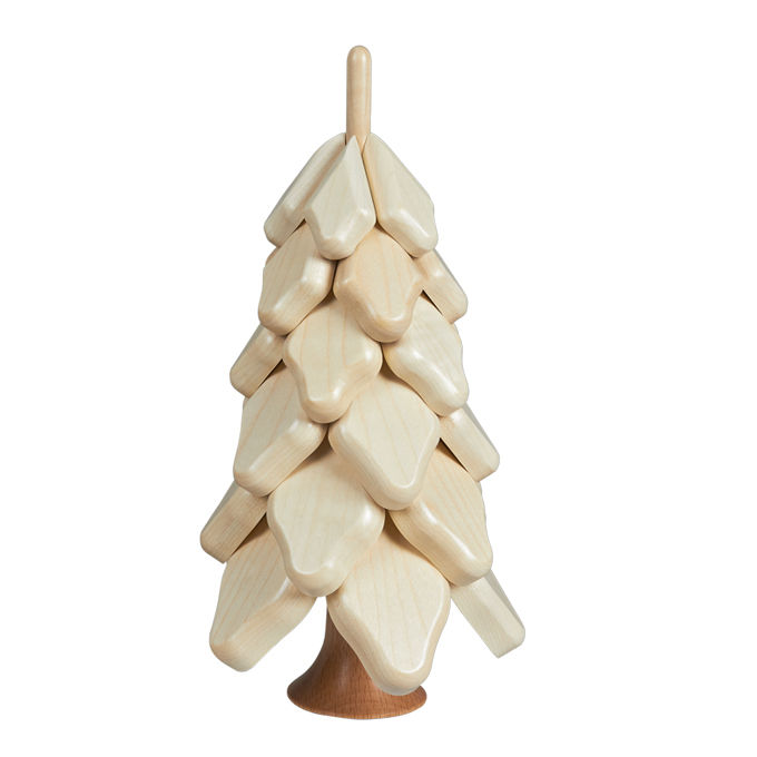 Verschneite Fichte zum Schneemannland 29cm