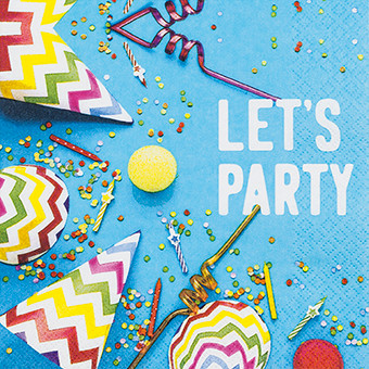 Ovanda Pizza Servietten 20 Stück - 33x33cm Partydeko Für Geburtstag & Gartenparty