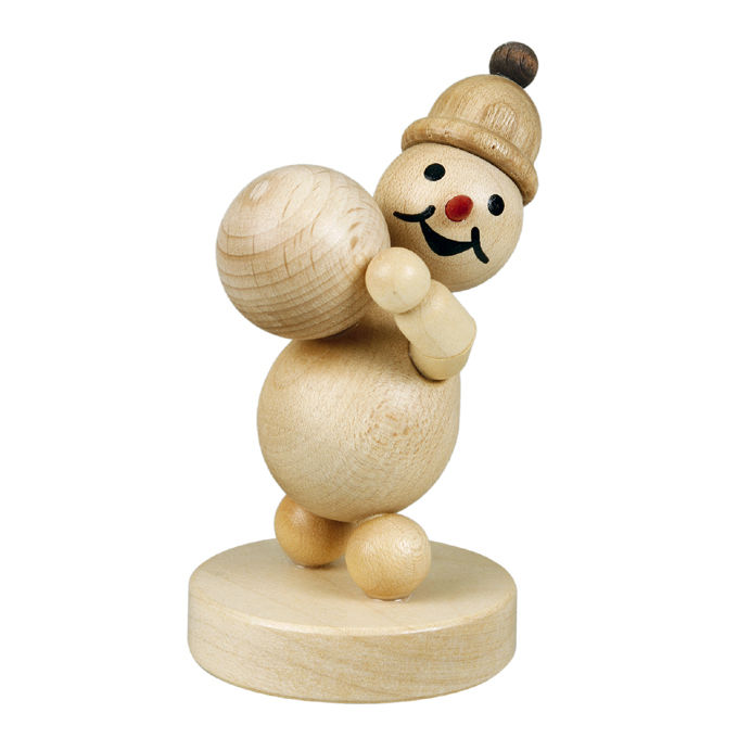 Schneemann Junior Schneekugel oben Schneemannland 128