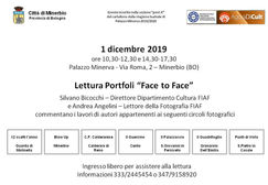 Lettura portfolio "FACE TO FACE"