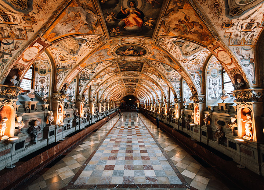 Antiquarium v Mnichovské rezidenci
