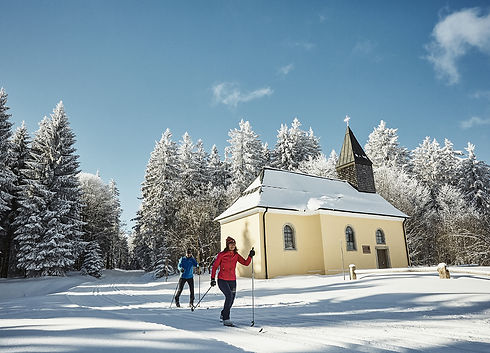Na běžky Oberpfalz Bavorsko