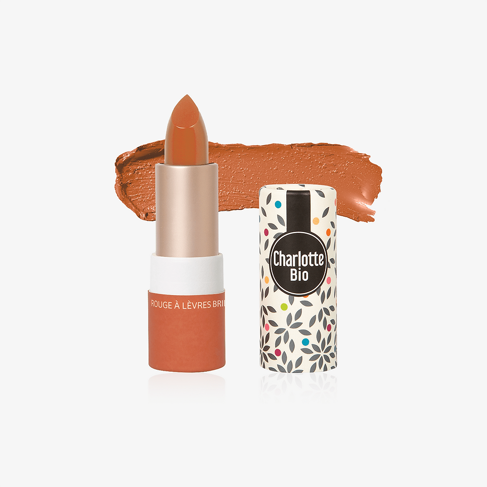 Organic Shiny Lipstick Coral