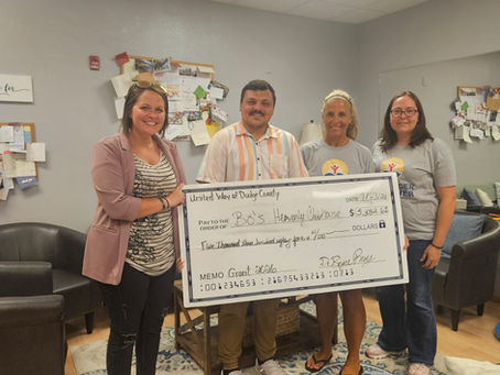 United Way of Dodge County Awards Over $5,000 to Bo's Heavenly Clubhouse to Support Local Families