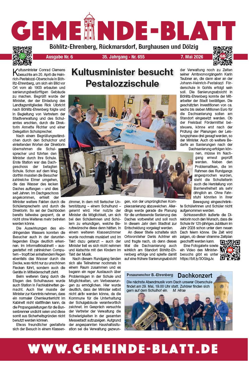Gemeinde-Blatt, Ausgabe 6/2026