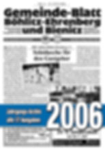 Gemeinde-Blatt Jahrgangs-Archiv 2006