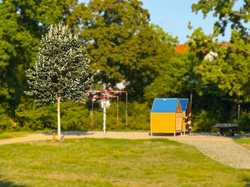Streetballfeld im Bielagarten umgebaut