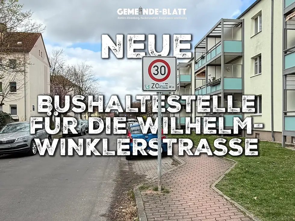 Neue Bushaltestelle in der Wilhelm-Winkler-Straße