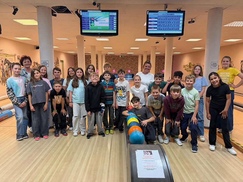 Abschlussbowling