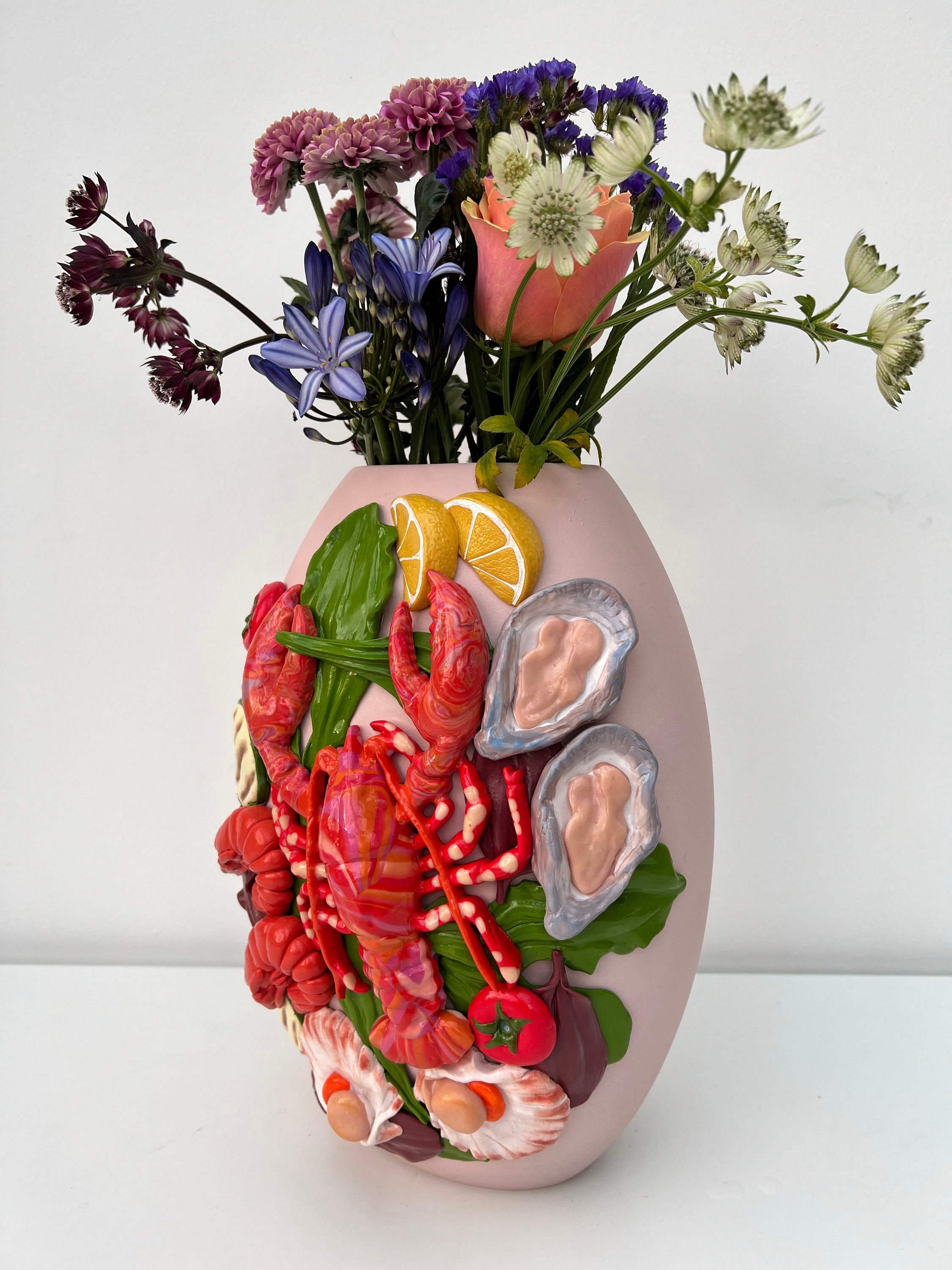 Shellfish Salad vase