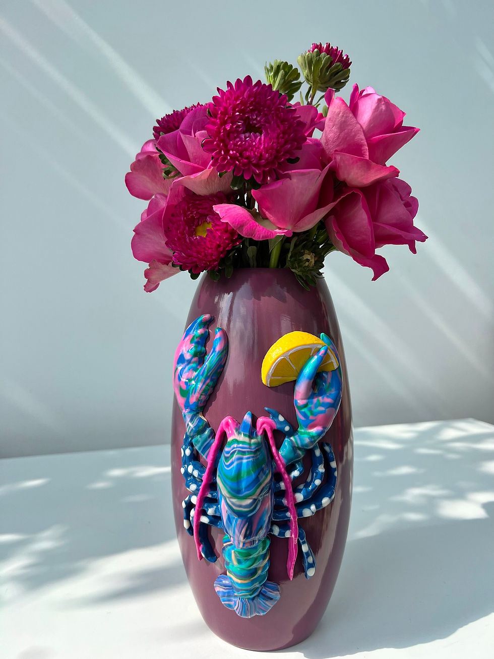 Thumbnail: Blue Lobster Vase