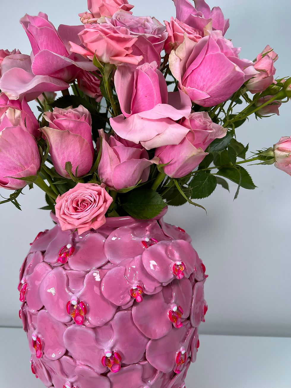 Thumbnail: Rosy Pink Orchid Vase