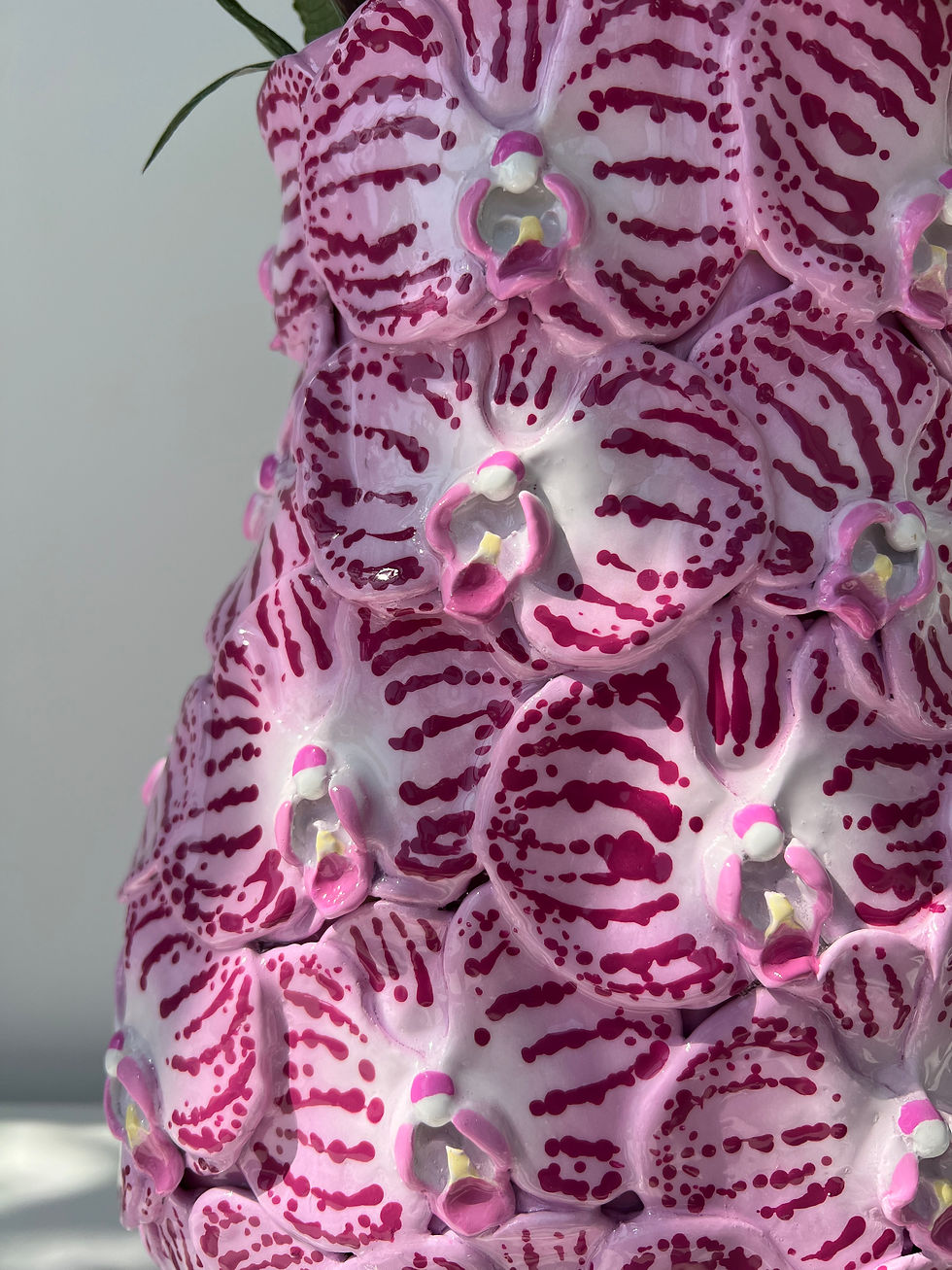 Thumbnail: Harlequin Orchid Vase