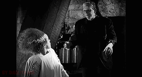 bride of frankenstein.gif