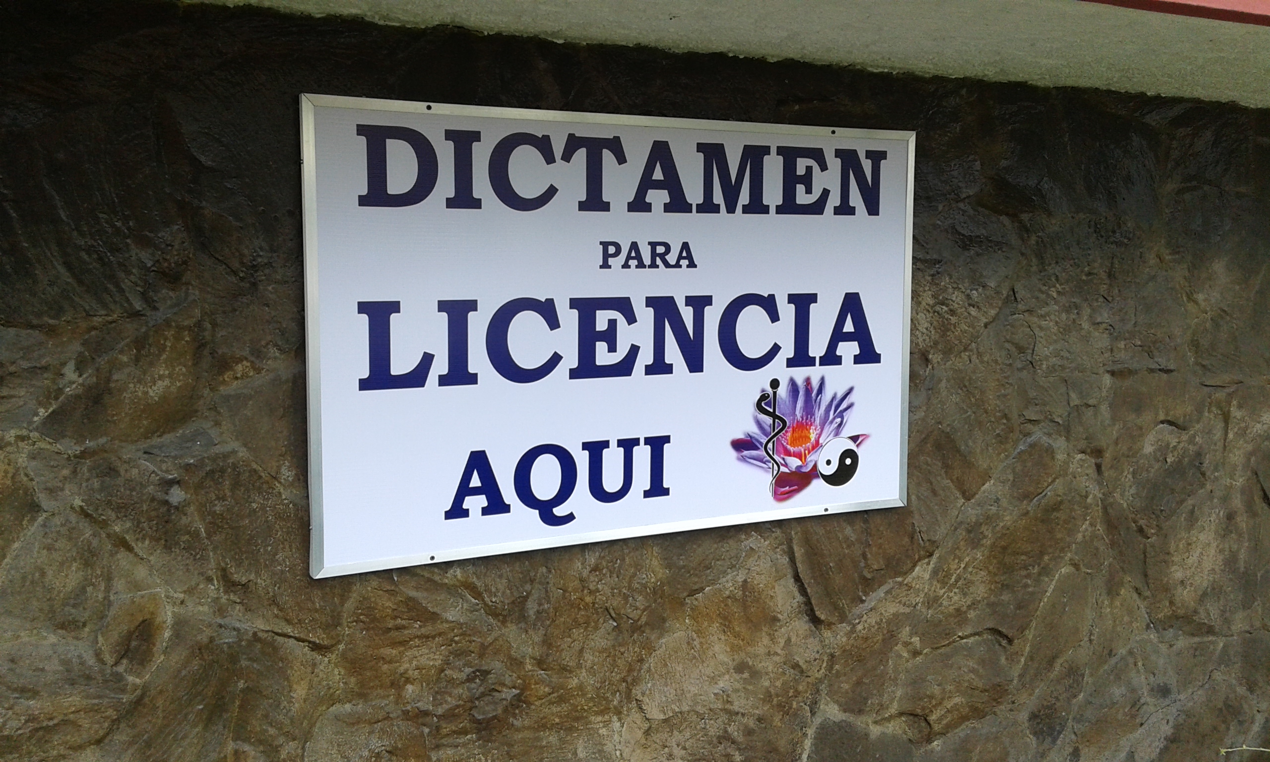Rótulo Dictamen para Licencia.