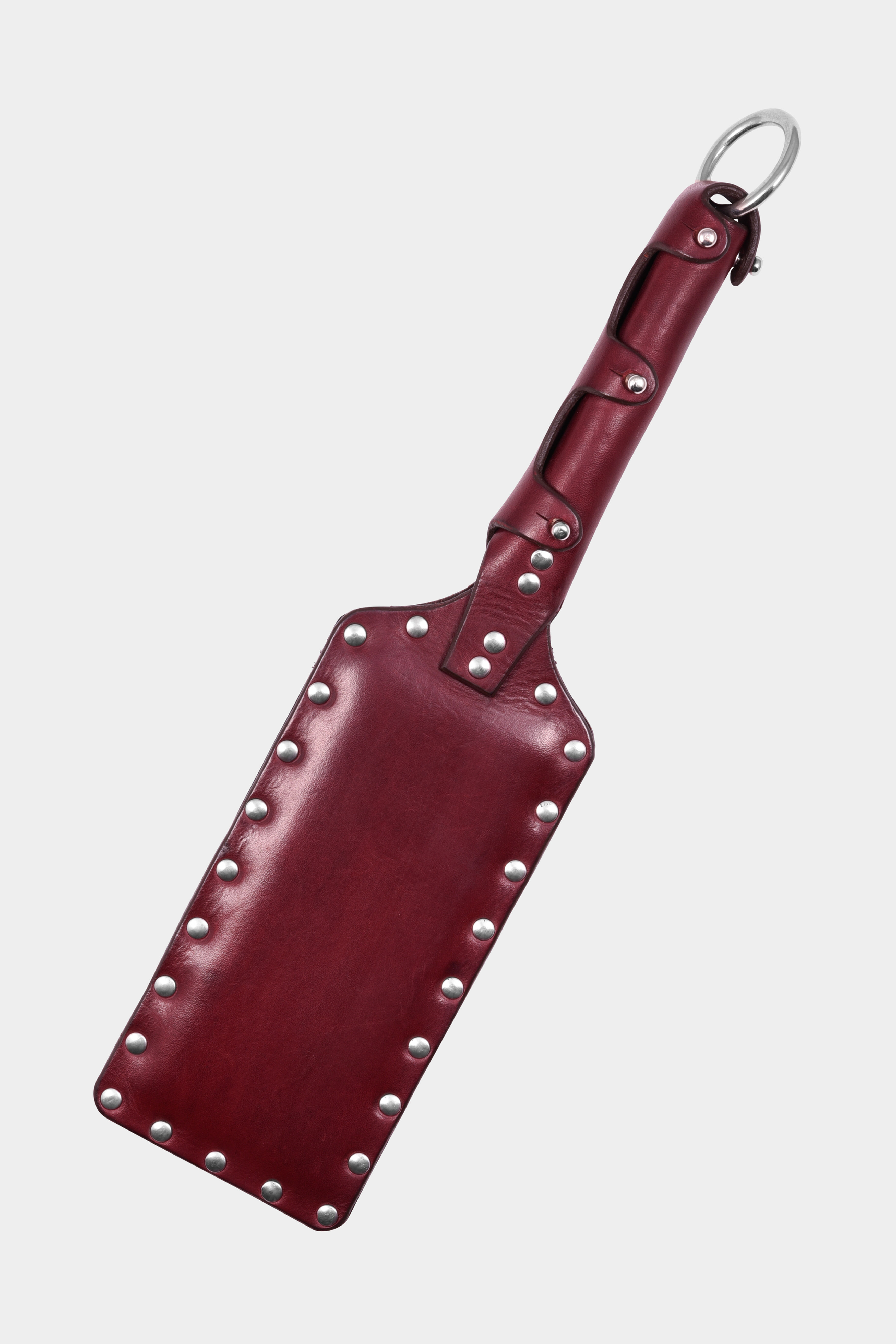 Paddle en Cuir Prune