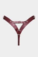 Thumbnail: String en Cuir Prune