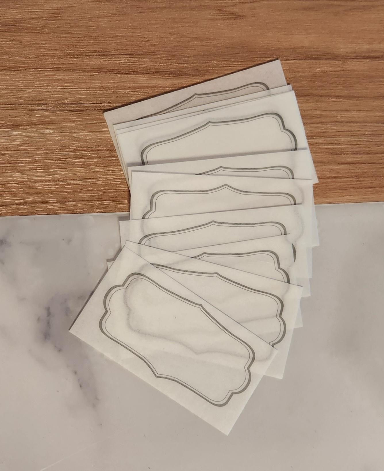 Wafer Paper Edible Name Tag