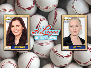 A LEAGUE OF THEIR OWN DUO PHOTO OP