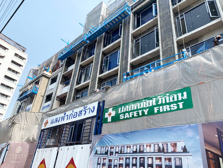ผลงานติดตั้งประตูอะลูมิเนียมและหน้าต่างอะลูมิเนียม โครงการ NIVATI CONDO THONGLOR 23