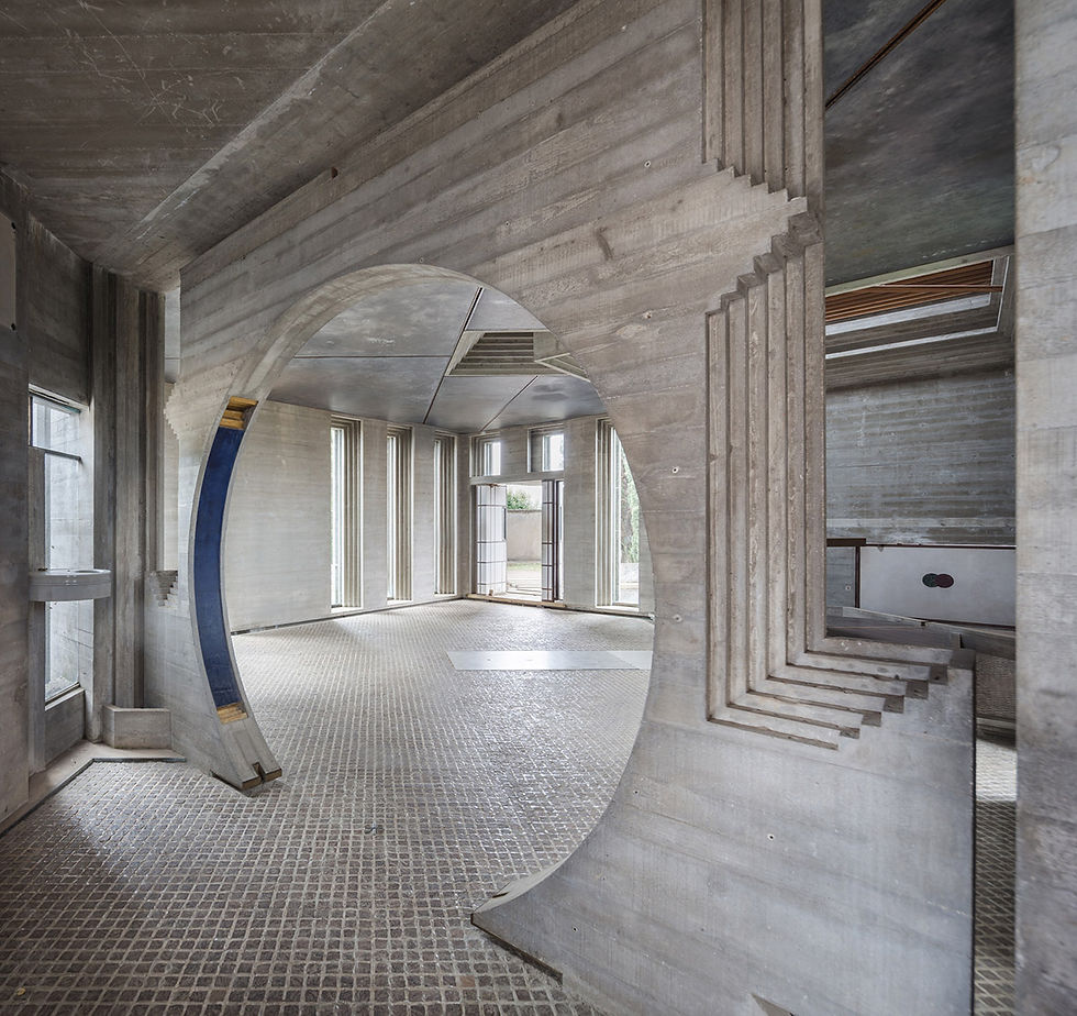Interior portal/antechamber in the chapel. Photo ©Darren Bradley