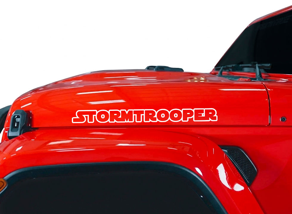 Thumbnail: stormtrooper hood decal jeep name