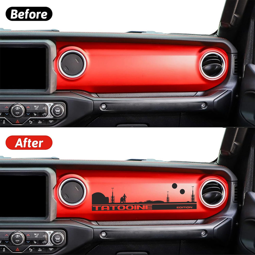 Thumbnail: Dash Decal Tatooine Edition fits any JL JT Gladiator or Wrangler Model